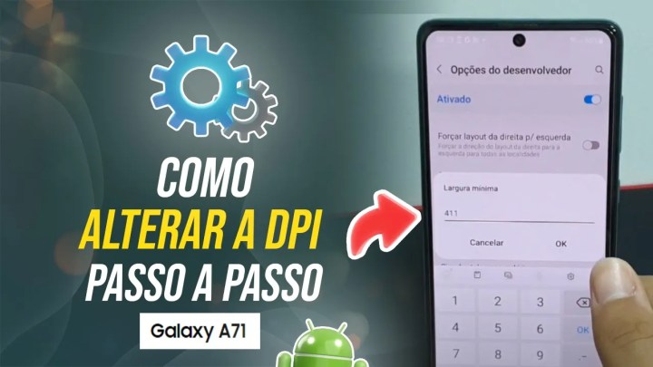 Como alterar a DPI do Samsung A71 – Passo a passo