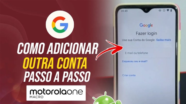 Como adicionar outra conta no seu Moto One Macro – Passo a passo
