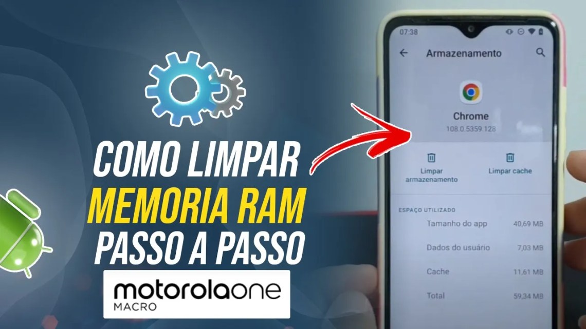 Como limpar o cache no seu Moto One Macro – Passo a passo