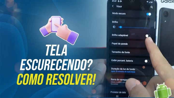 Como resolver caso sua tela fique escurecendo – Passo a passo
