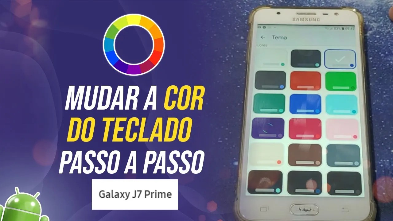 Samsung J7 Prime – Como mudar a cor do teclado do seu celular ...