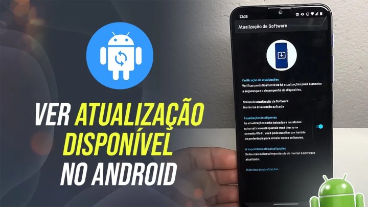 Como faço para ver se tem atualização disponivel no meu Android?