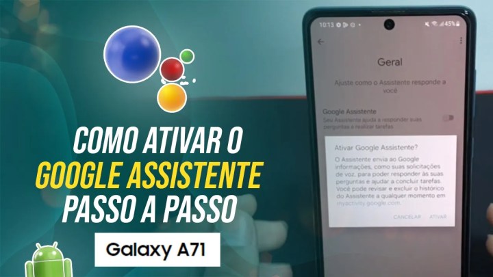 Como ativar o Google Assistente no Samsung A71 – Passo a passo