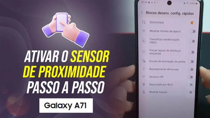 Como ativar o sensor de proximidade no seu Samsung A71 – passo a passo