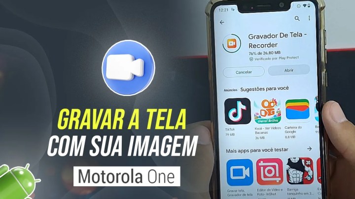 Como gravar a tela do celular e você simultaneamente – Passo a passo