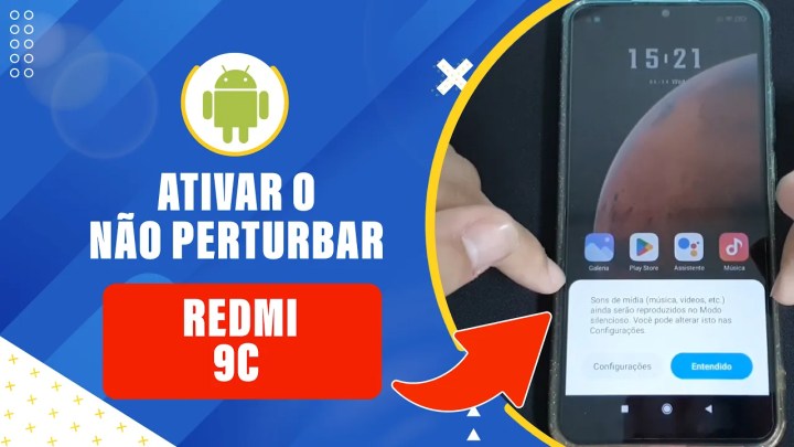 Como ativar o modo Não Perturbe no Redmi 9C – Passo a Passo