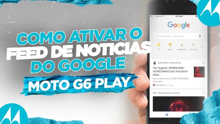 Como ativar o feed de notícias do Google no Moto G6 Play