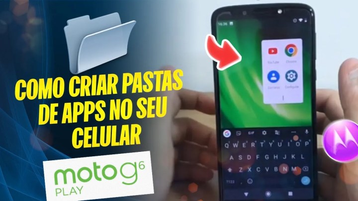 Moto G6 Play – Como Criar Pastas de Apps no Seu Celular