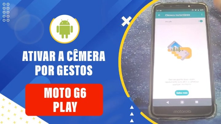 Como Ativar a Câmera por Gestos no Moto G6 Play