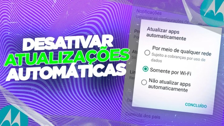 Como Desativar Atualizações Automáticas no Moto G6 Play