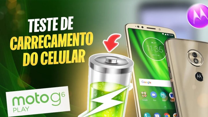Moto G6 Play – Teste de Carregamento: Explorando a Eficiência Energética
