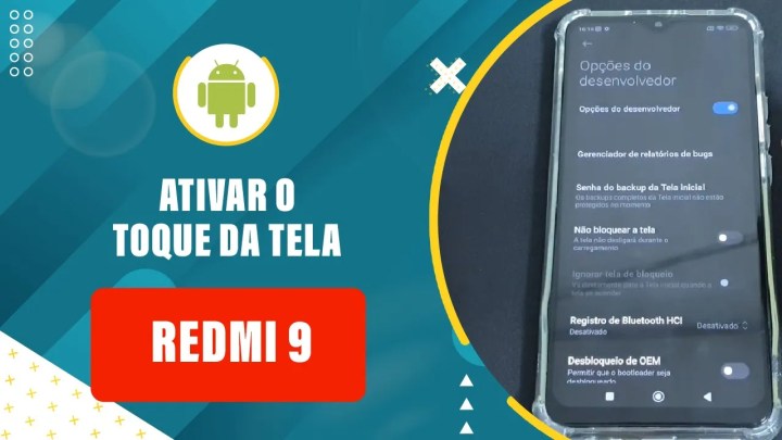 Como Ativar o Toque na Tela no Seu Redmi 9 – Passo a Passo