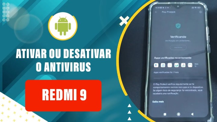 Como Ativar ou Desativar o Antivírus do Google Play Protect no Seu Redmi 9 – Passo a Passo