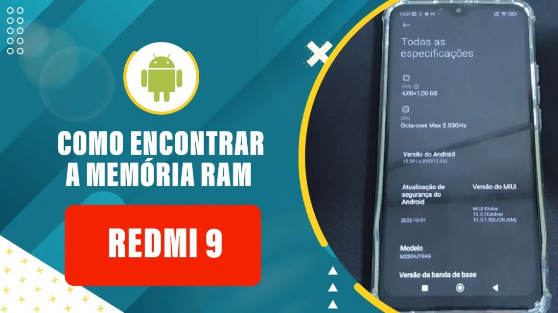 Como Encontrar a Memória RAM do Seu Redmi 9 – Passo a Passo