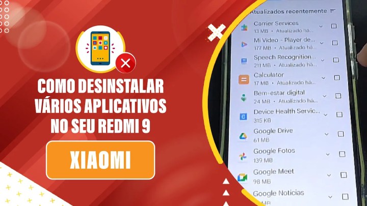 Libere Espaço e Organize: Como Desinstalar Vários Aplicativos no Seu Redmi 9
