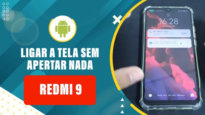 Como Ligar a Tela do Seu Redmi 9 sem Apertar Nada