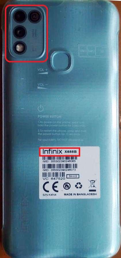 Infinix X688B Frp Reset File MT6765 Without Box Solution