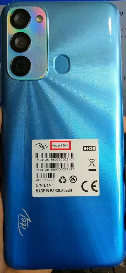 Itel Vision 3 S661L Flash File ALL Version Firmware