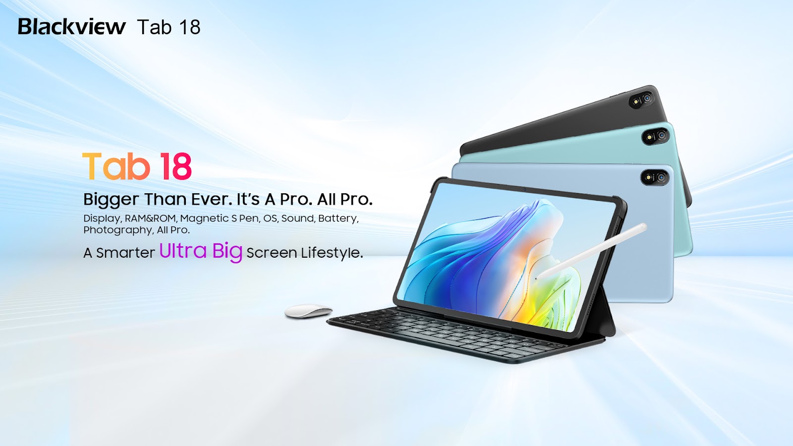 Blackview Tab 18 Launch: 12-inch 2.4K Display, 24GB RAM, 1TB Expansion, Harman Kardon Speakers, DokeOS_P 4.0