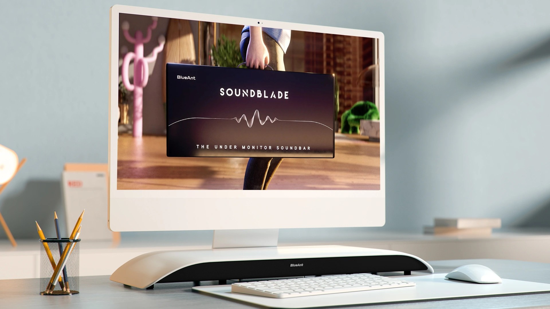 BlueAnt Soundblade: The Under-Monitor Soundbar Now Available