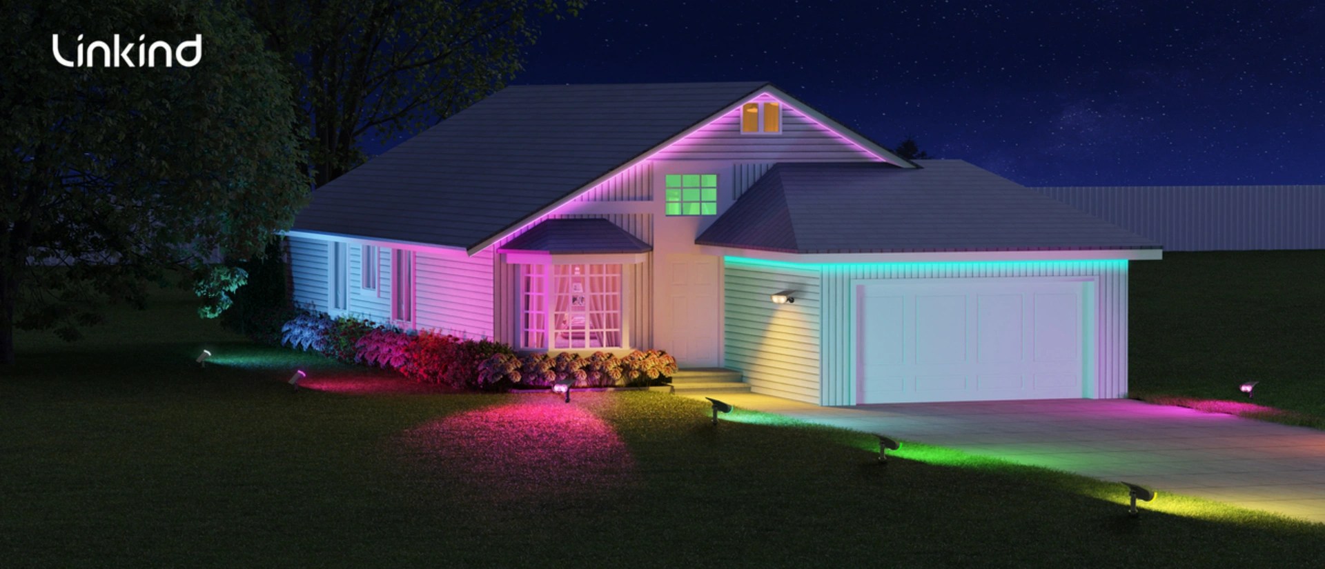 Linkind SL5: The First Solar Spotlight That Syncs to Music, Lighting Up Your Garden with Rhythmic Magic