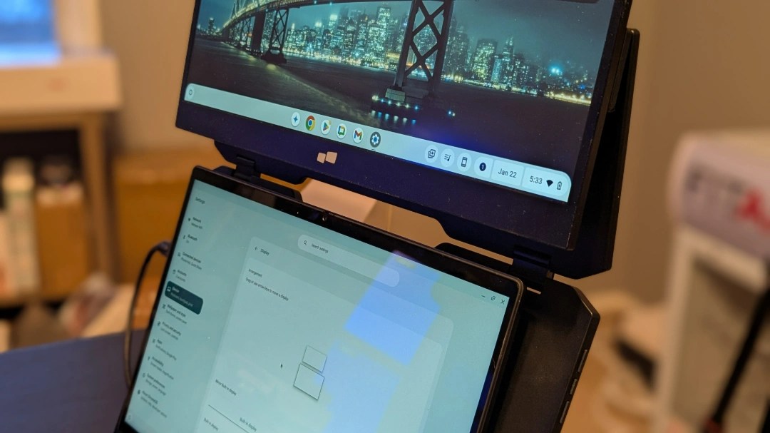 Struggling with Laptop Screen Space? Meet the Mobile Pixels DUEX Float