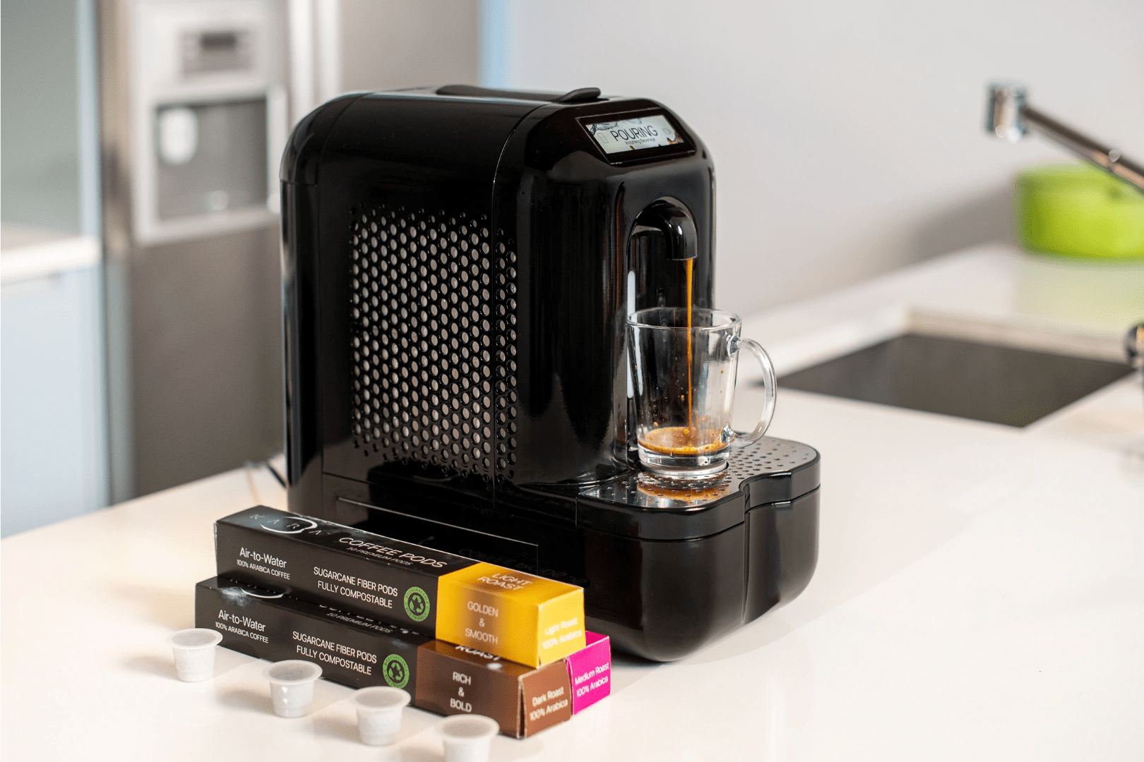 Meet Kara Pod: The Self-Refilling Coffee Maker That Pulls Water from Thin Air