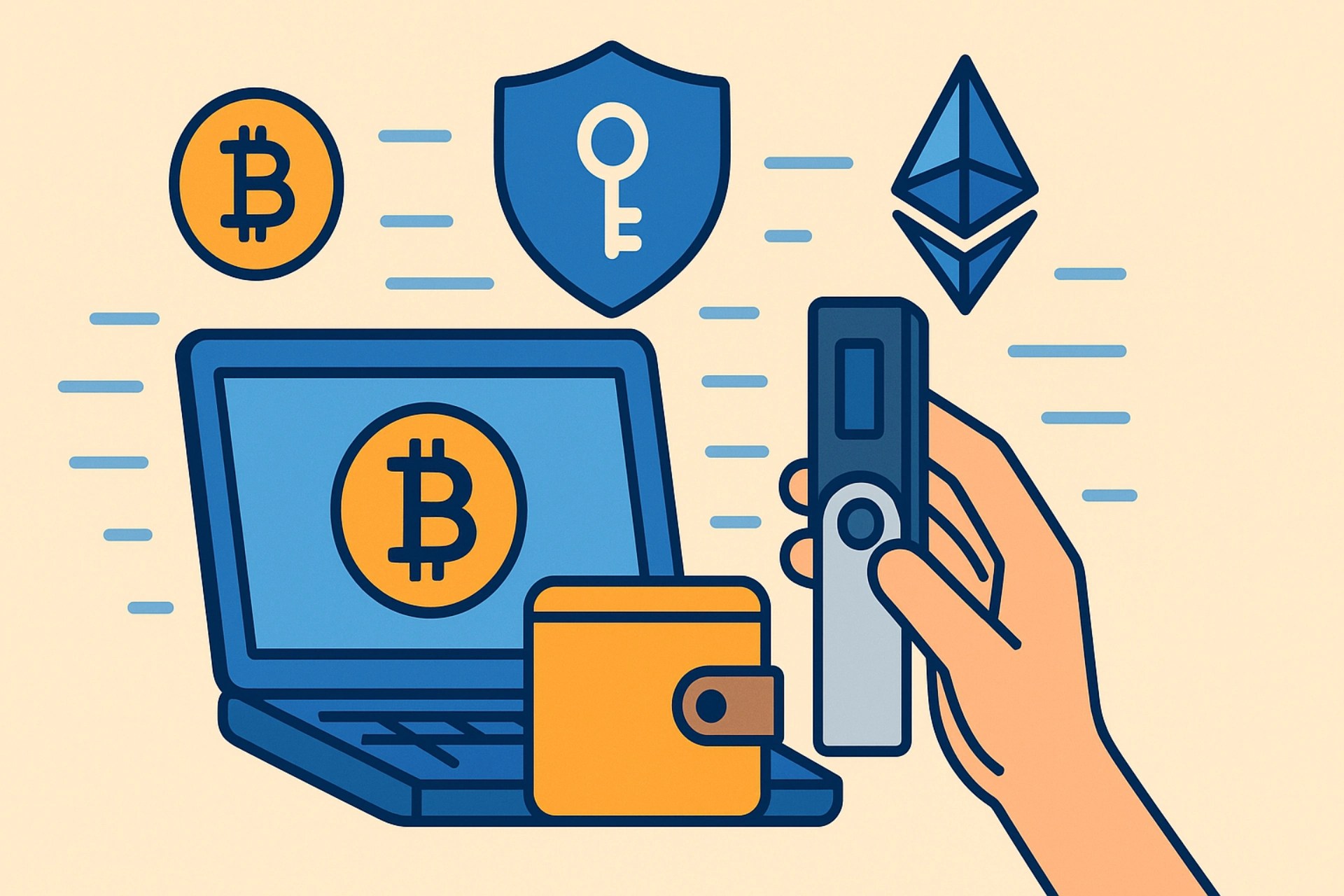 What happens when you create a crypto wallet?