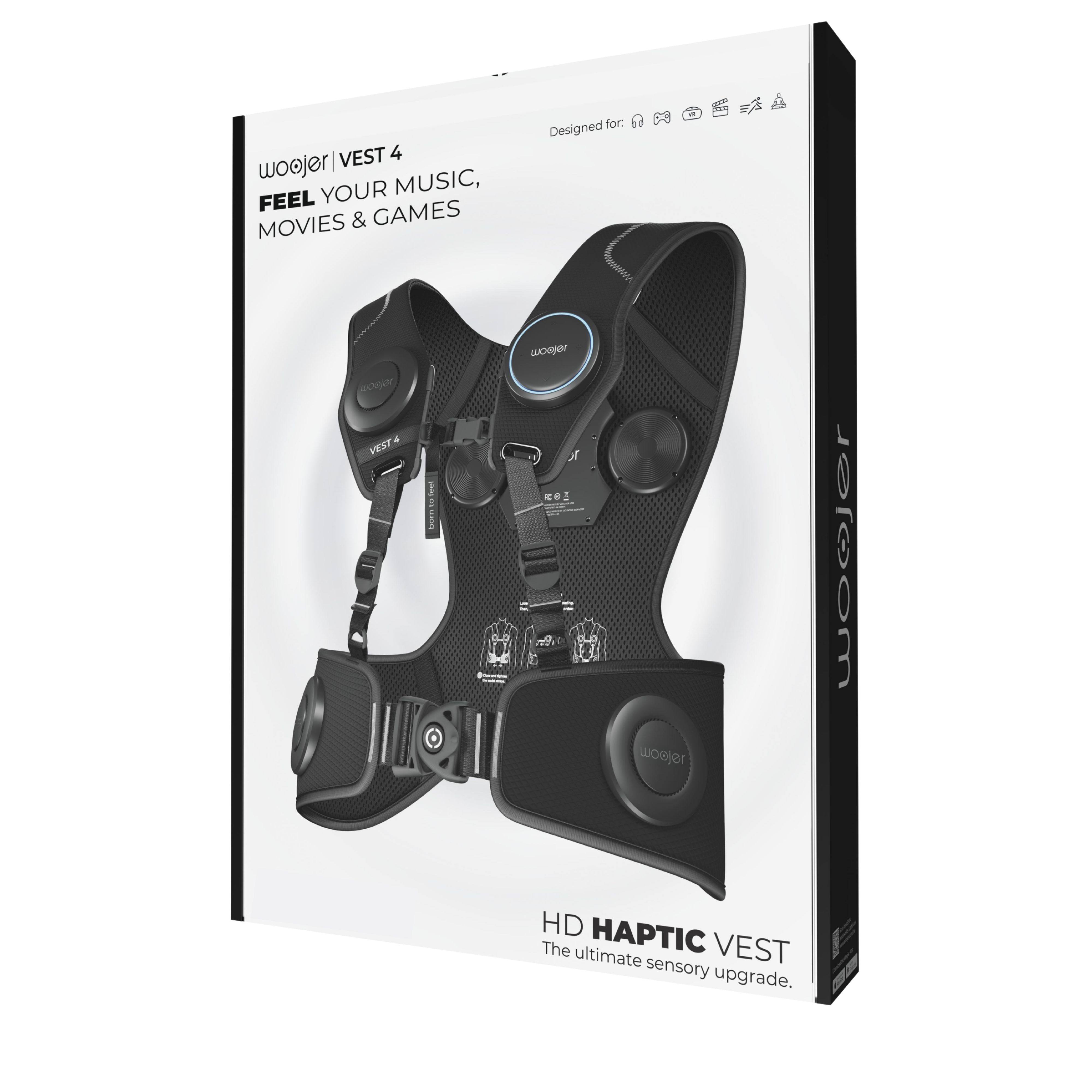 Woojer Series 4 Haptic Vest and Strap Launch: Immersive Gaming