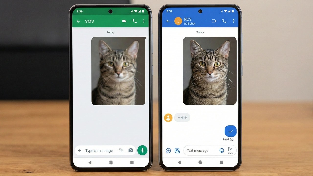 RCS vs SMS on Android