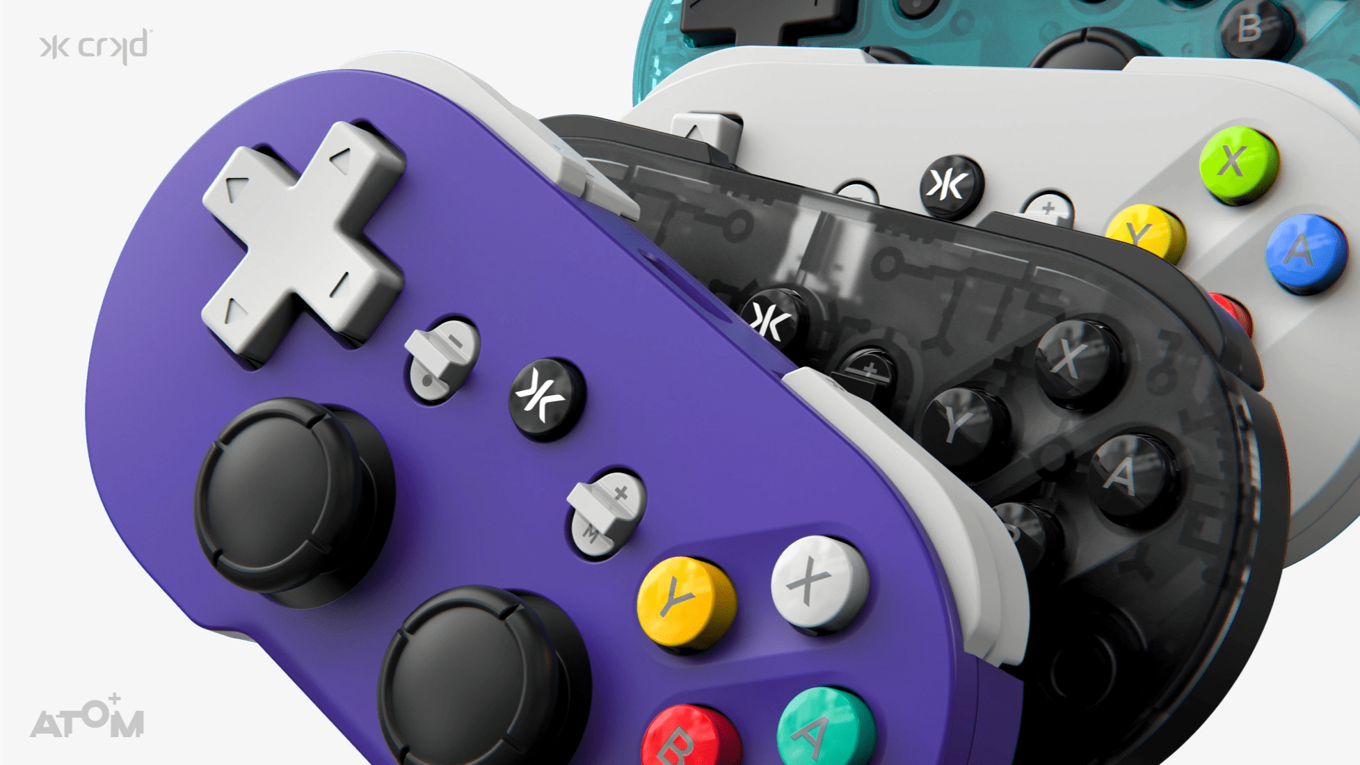 CRKD ATOM+ Tiny Controller Packs Punch with Multi-Platform Support