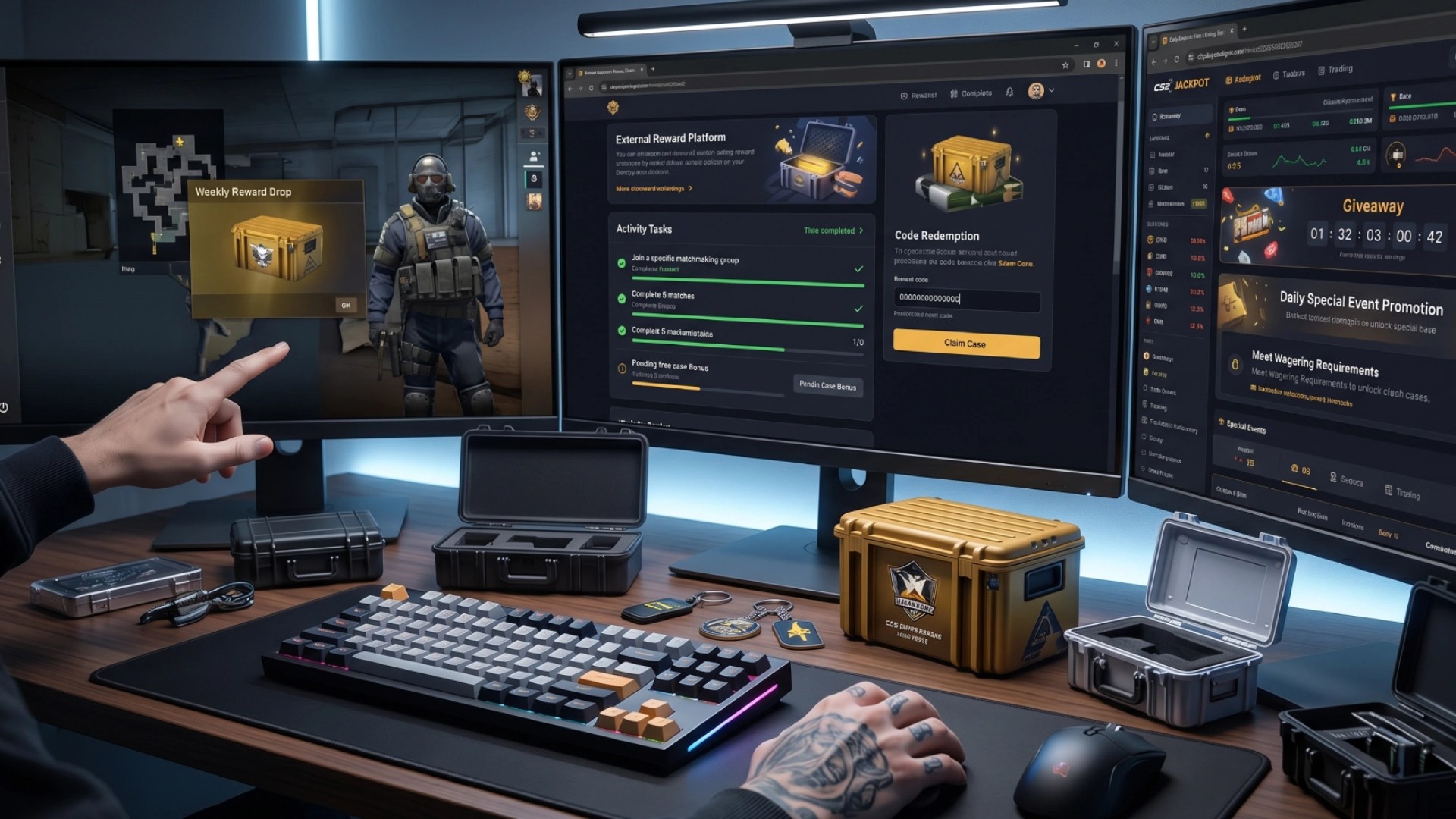 Sprawdzone sposoby na zdobycie darmowych skrzynek w CS2