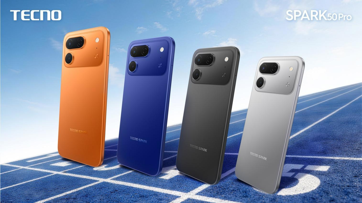 TECNO Introduces SPARK 50 Pro With Large Battery Options, Sony Camera, and Rugged Design