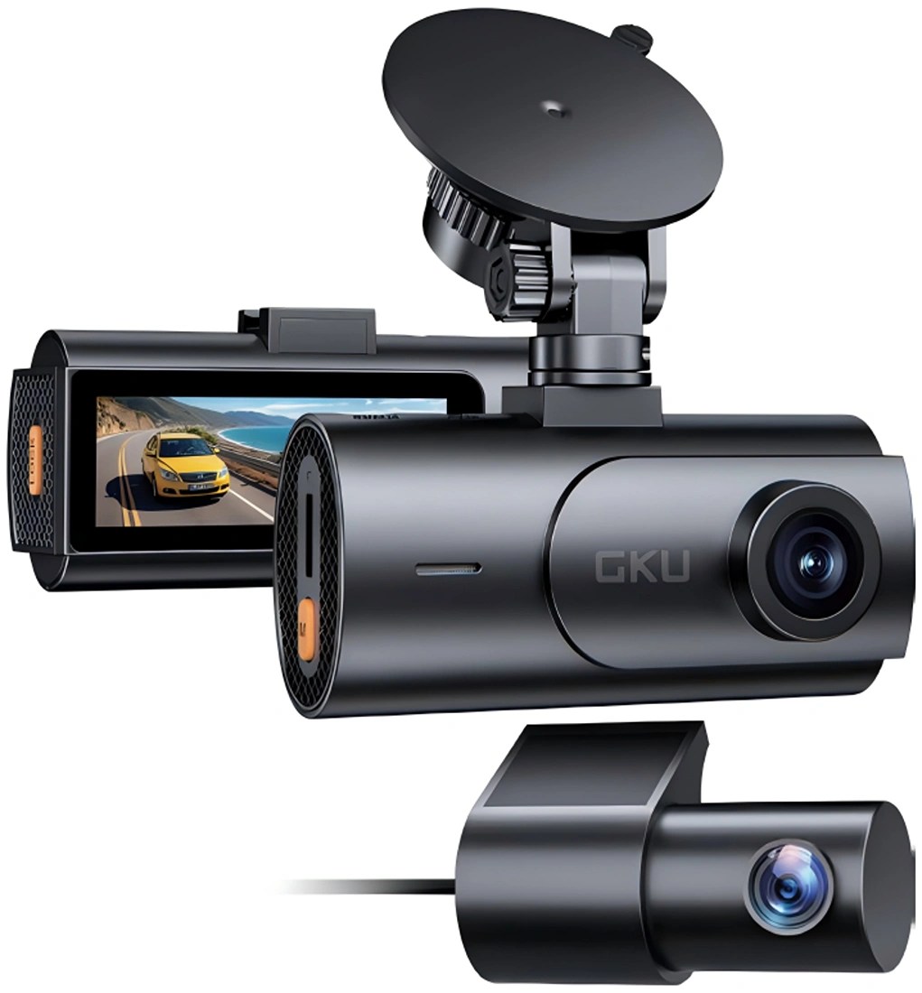 GKU D600 Pro Max Dual Dash Cam Gets Up to 45% Off in Back-to-School Promotion