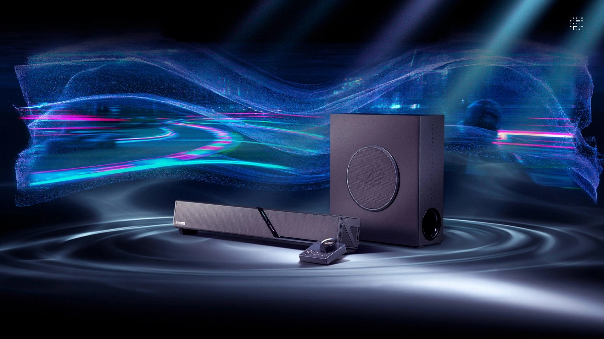 ASUS ROG Gjallar Gaming Soundbar Brings Dolby Atmos and Headset-Free Voice Chat to the Desktop