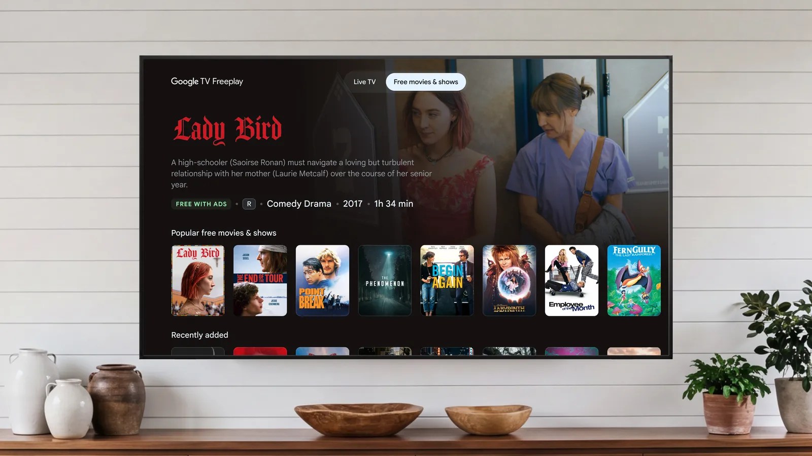 Google TV Freeplay Adds 10,000 Free Movies and Shows Plus 300 Live Channels