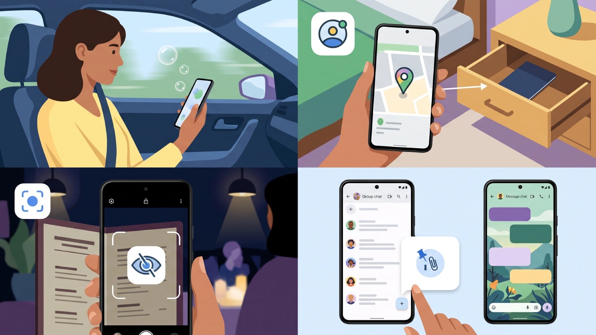 Android’s September Drop Adds Find Hub Memory, Motion Assist, and Smarter Google Messages