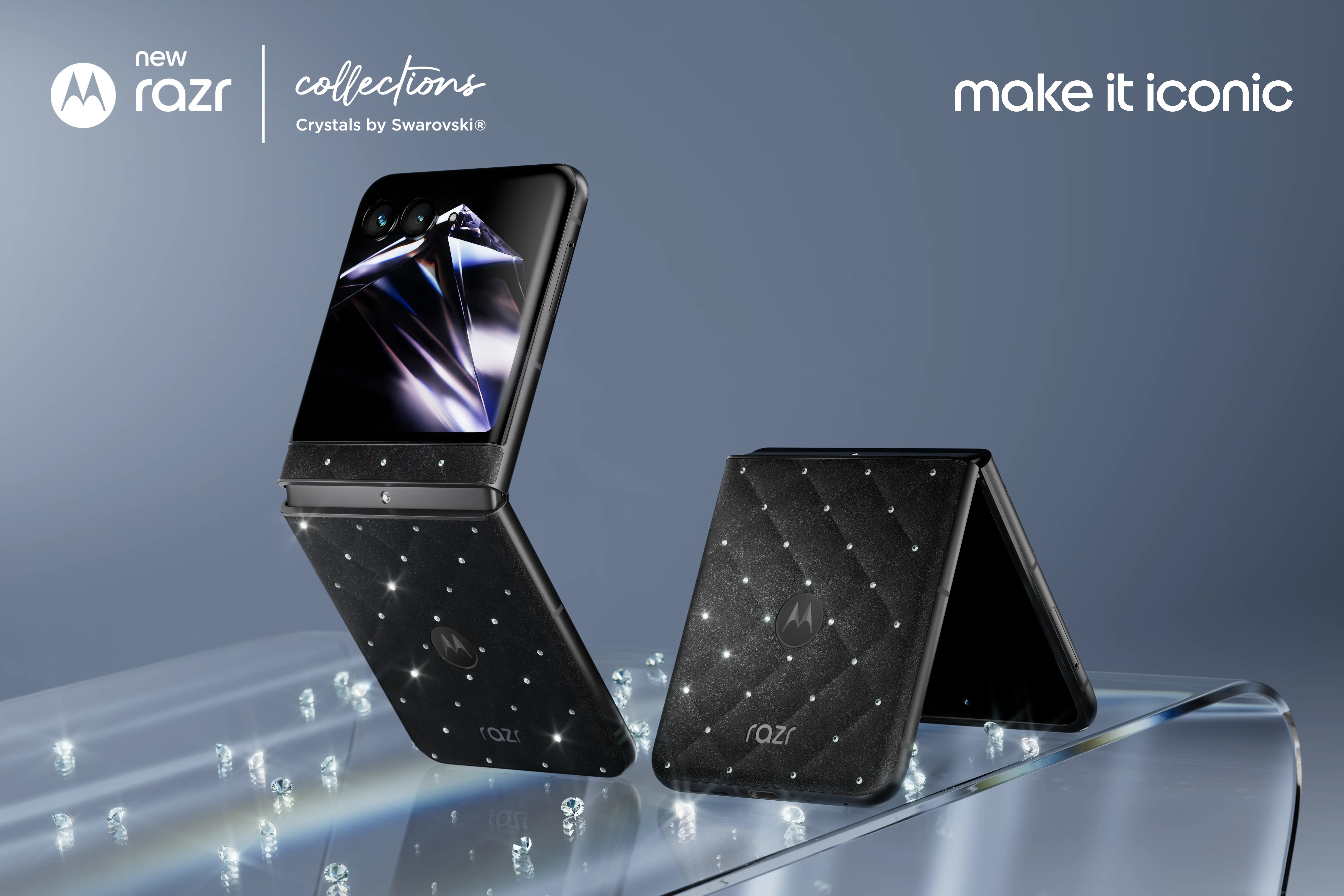Tech Meets High-End Luxury with the All-New Motorola Razr With Swarovski Crystals