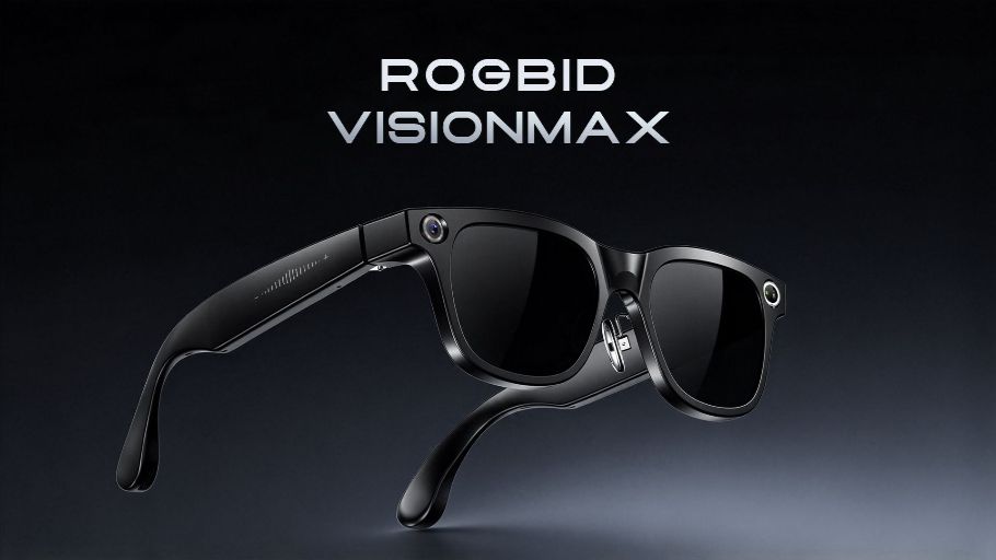 Rogbid VisionMax Smart Glasses Bring 20MP Camera and AI to Everyday Eyewear