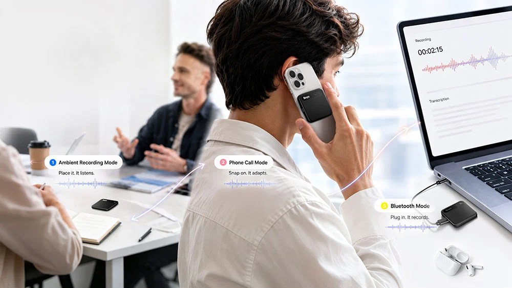 BOYA Notra Neo AI Note Taker Launches With 140+ Languages