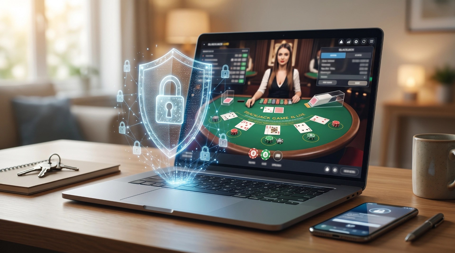 How Encryption Starts Before a Live Blackjack Session