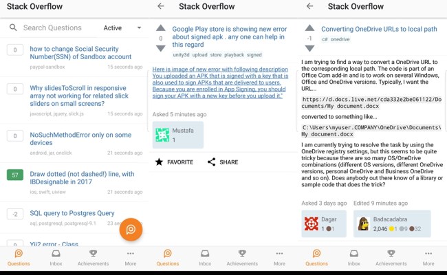Stack Overflow Finally Gets Its Own Android App