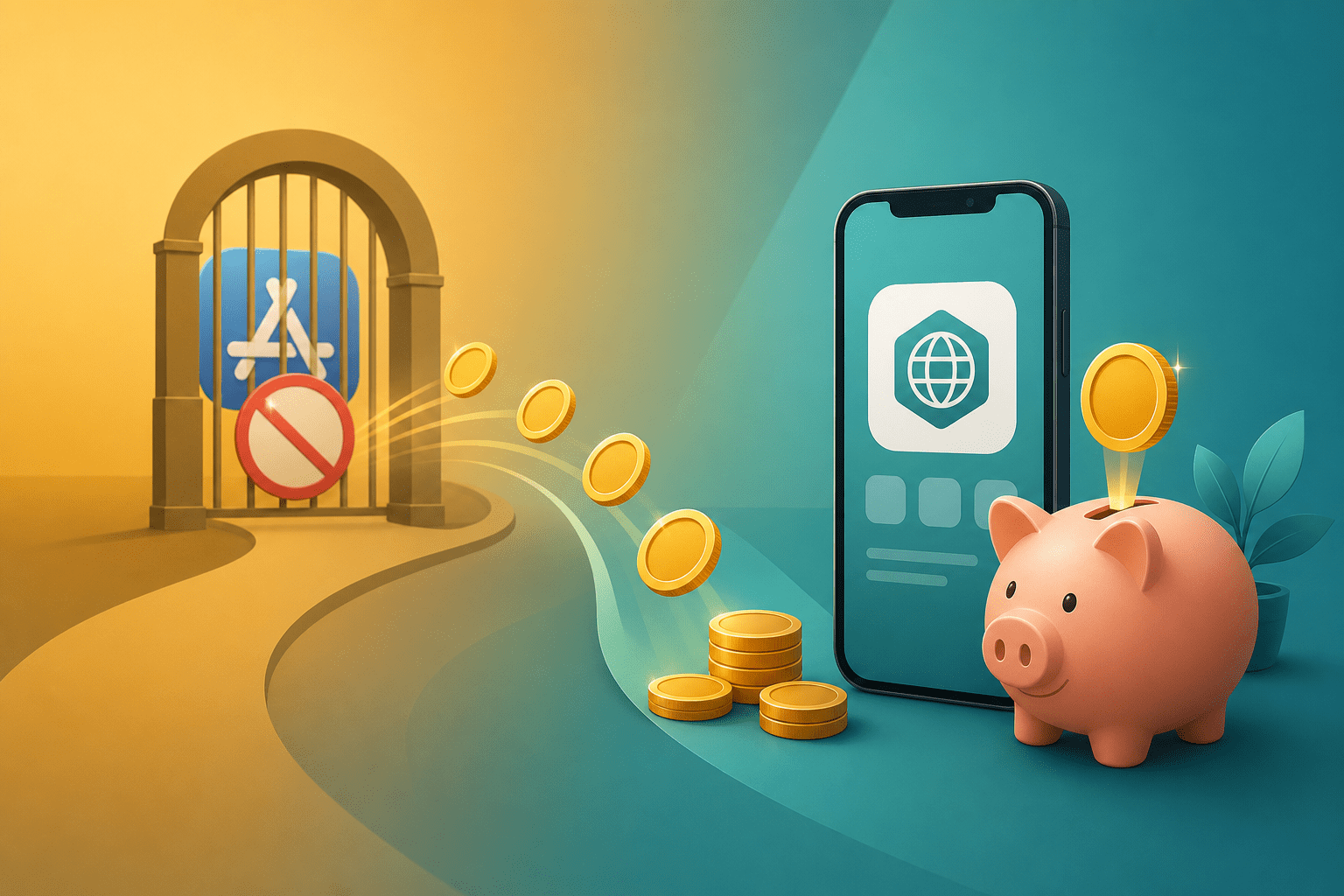 Mobile app revenue optimization with PWA