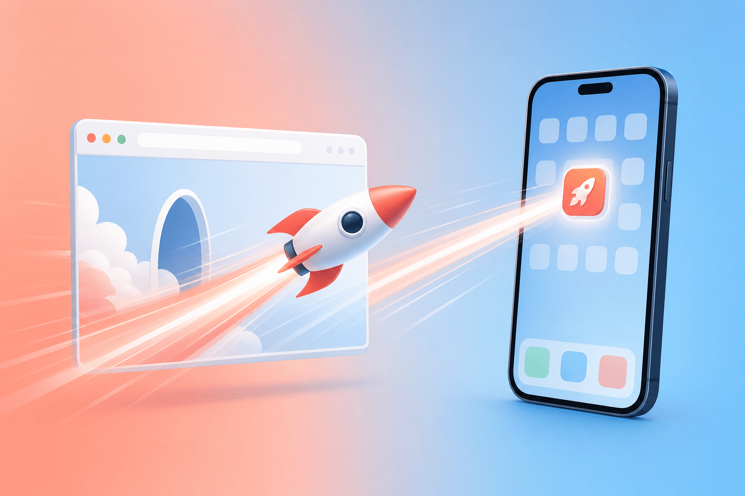 Streamlined PWA app launch bypassing app store review