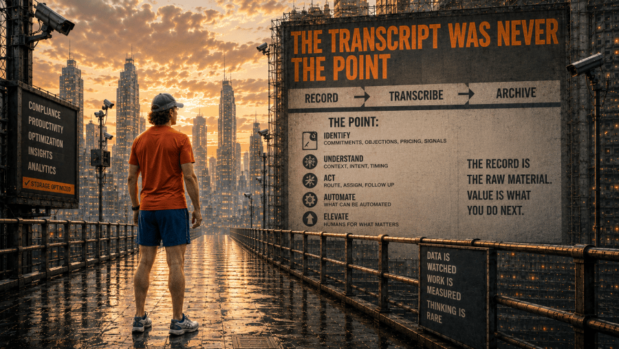 The Transcript Was Never the Point