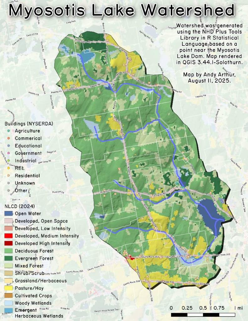 Myostis Lake Watershed NLCD [Expires August 25 2025]