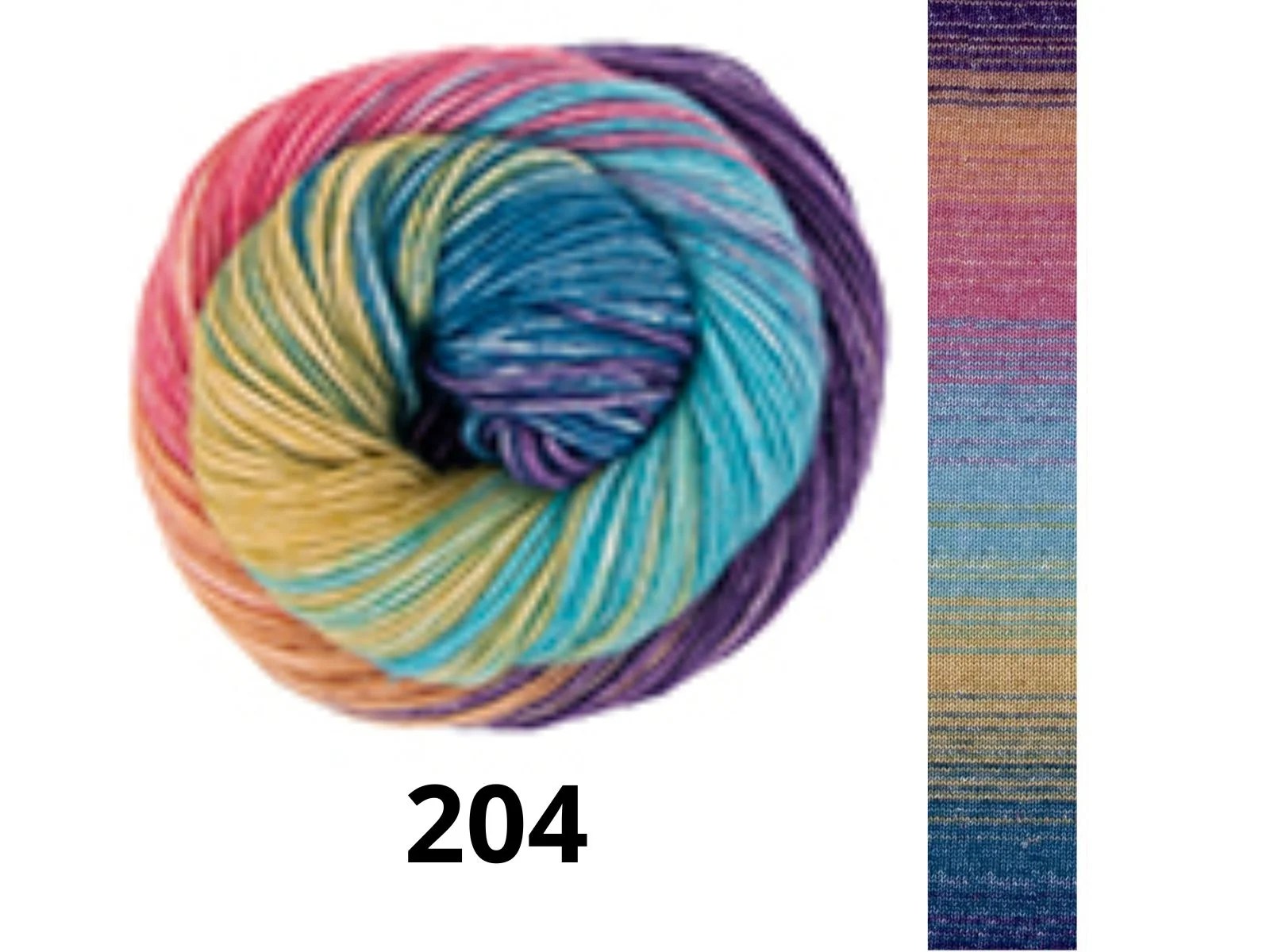 DELIRIUM n. 204 Fucsia-Giallo-Turchese-Blu
