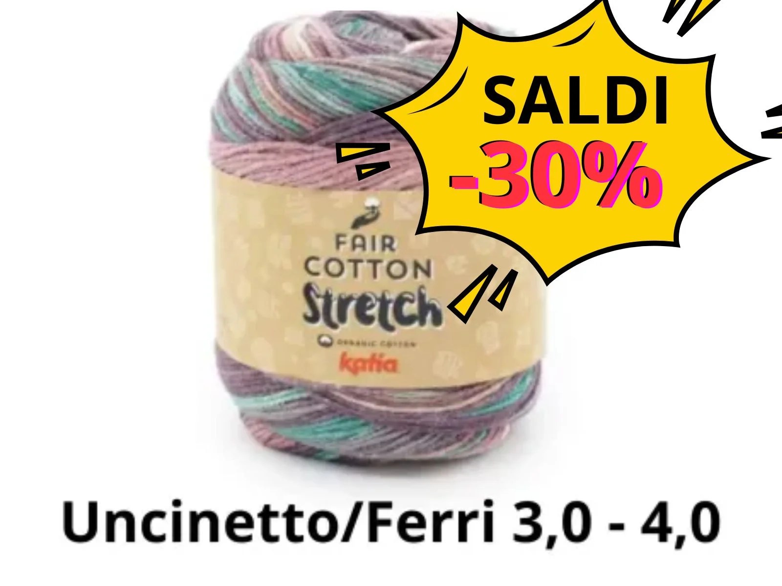 FAIR COTTON STRECH n. 101 Arancione Verde Blu