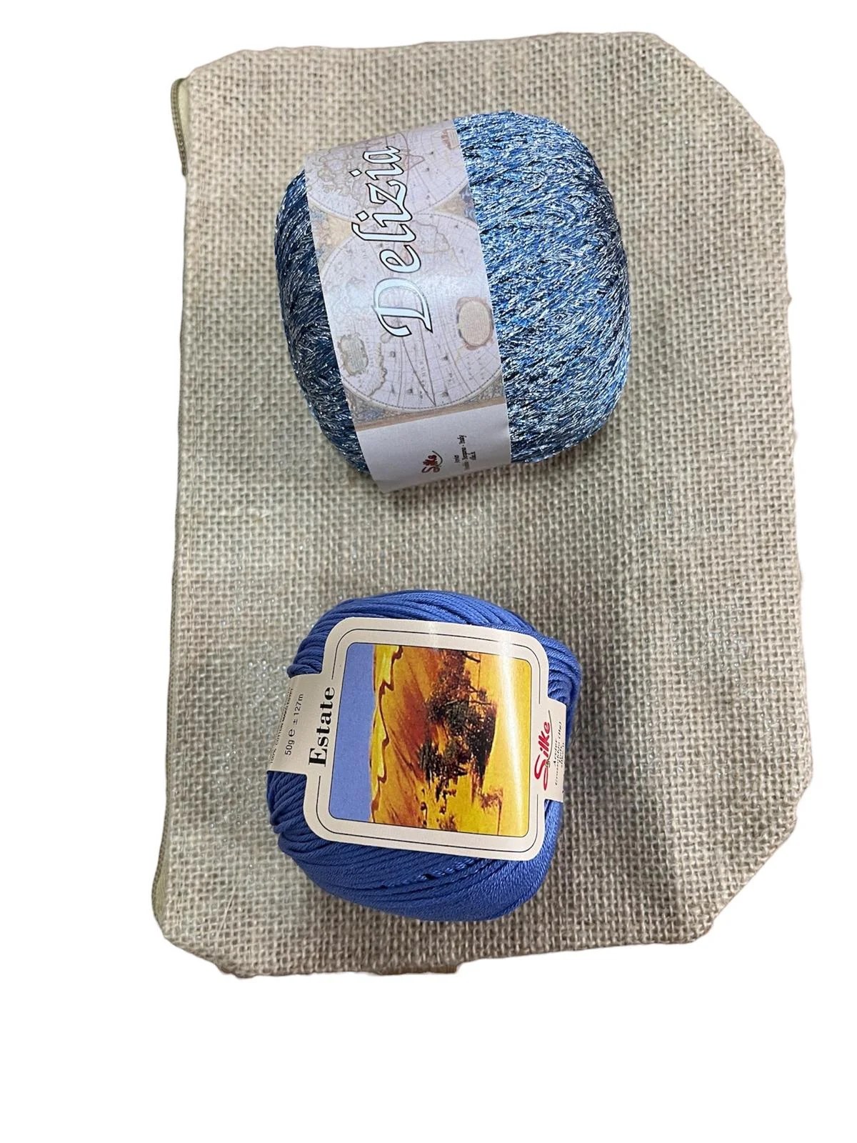 Pacco  054 DELIZIA Azzurro + ESTATE 578 + Pochette 28 cm