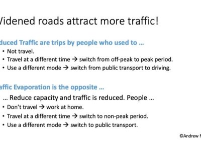 Induced traffic presentation slide 7.